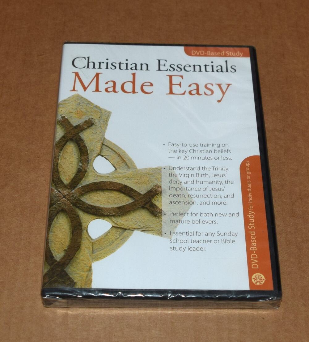 Christian Essentials Made Easy: Key Christian Beliefs in 20 Min DVD Bible Sealed